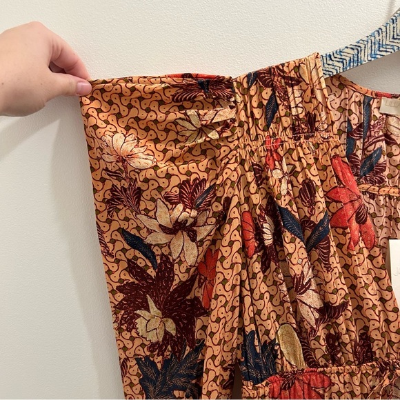 Ulla Johnson Oni Dress 6 Garden Rose NWT floral ruffles silk - Picture 5 of 15